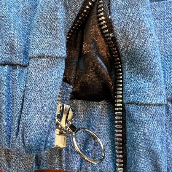 Revolve x Chloe Denim Track Jacket and Shorts - Picture 9 of 16